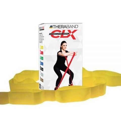 Thera-Band CLX 2m Bucles Amarillo Suave