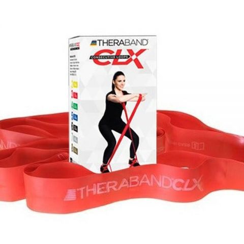 Thera-Band CLX 2m Bucles Rojo Medio