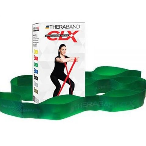 Thera-Band CLX 2m Bucles Verde Fuerte