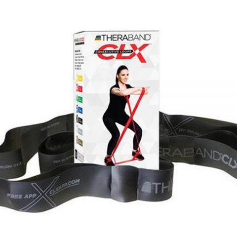 Thera-Band CLX 2m Bucles Negro Fuerte Especial