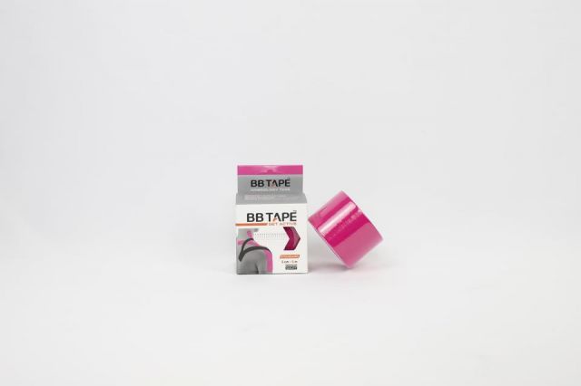 Venda Neuromuscular BB TAPE 5 x 5 rosa