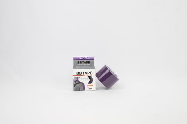 Venda Neuromuscular BB TAPE 5 x 5 morado