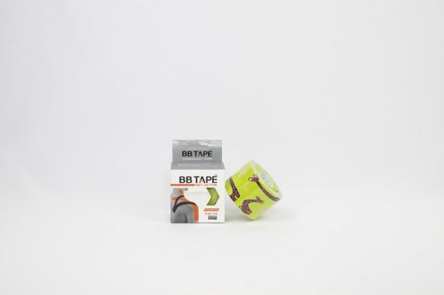 Venda Neuromuscular BB TAPE 5x5 estamp jirafa verde