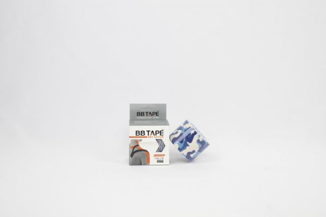 Venda Neuromuscular BB TAPE 5x5 estamp camuf azul