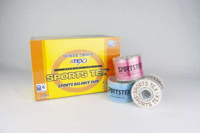 Venda Neuromuscular SPORTS TEX 5 x 5 rosa