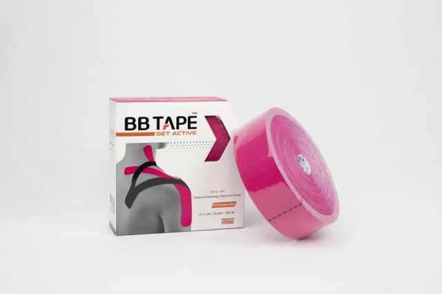 Venda Neuromuscular BB TAPE 5cm x 32m Rosa