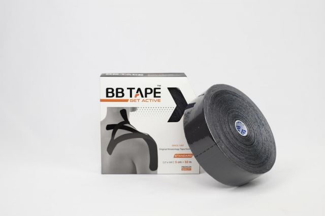 Venda Neuromuscular BB TAPE 5cm x 32m Negro