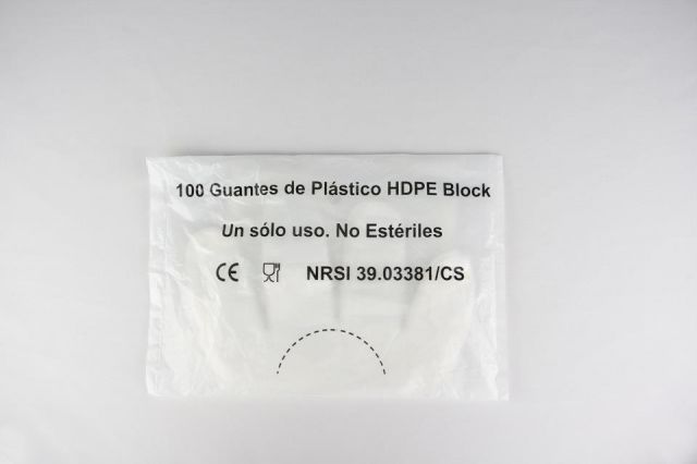 Guante polietileno (Bolsa 100 ud.)