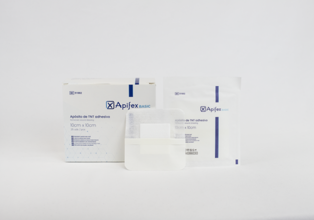 Apifex BASIC 10x10 cm (Apósito TNT) (Caja 25 uds.)