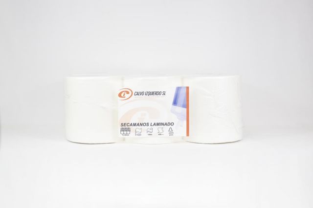 Secamanos Cheminet Pasta Gof. 2/c 19,8cm x 150m pre.35cm (Caja 6 ud.)