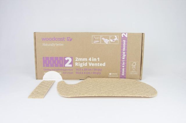 Woodcast 2mm Rig (Vent.) 14,5cm x 34cm (Natural)