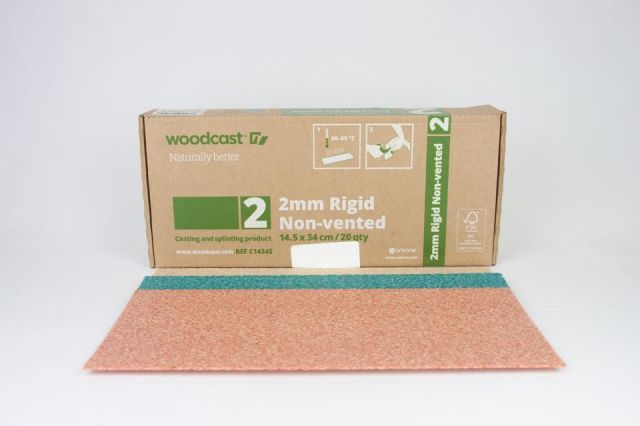 Woodcast 2mm Rig (Vent.) 14,5cm x 34cm (Rojo)