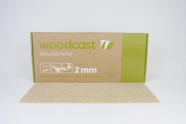Woodcast 2mm Rig (No Vent.) 14.5cm x 34cm (Rojo)