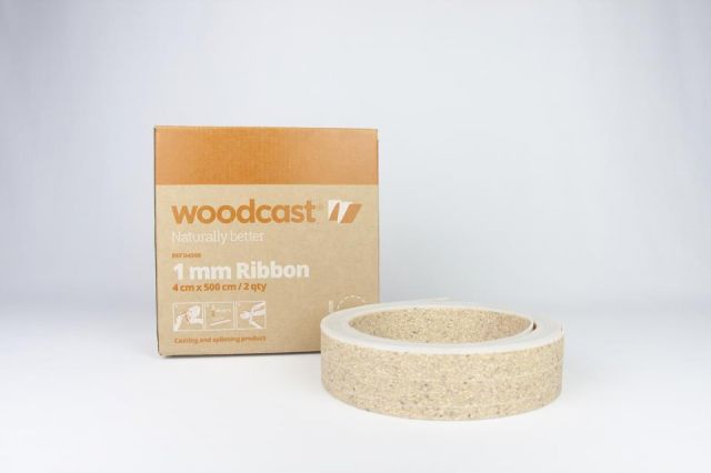 Woodcast Cinta 1mm (No Vent.) 4cm x 5m (Natural)
