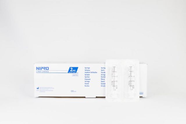 NIPRO Jeringa 2cpo 10mL Luer excntr (Caja 100 ud.)