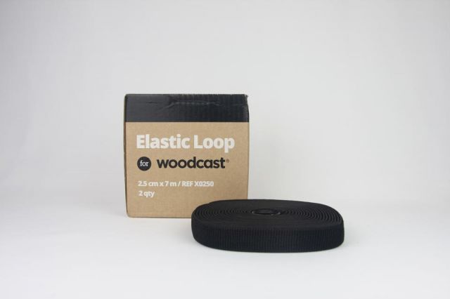 Woodcast Velcro bucle elástico 2,5cm x 7m