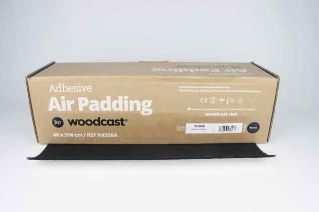 Woodcast Acolchado adhesivo 40cm x 3,5m (Negro)